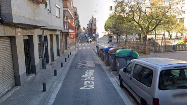 Imatge del Carrer de Roma al barri llatí (Santa Coloma de Gramenet)