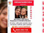 Final feliç per Maria Paula i el seu nadó: donen senyals de vida a un familiar després de setmanes desapareguts