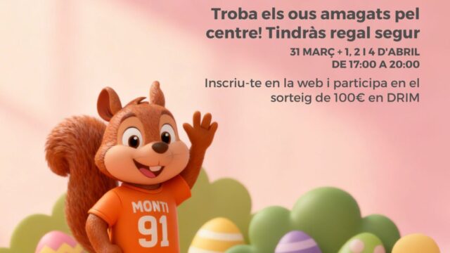 Imatge del cartell de la gimcana organitzada pels més petits (CC Montigalà)