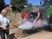 Innovadors dispositius per combatre incendis durant la sega al Bages i el Moianès